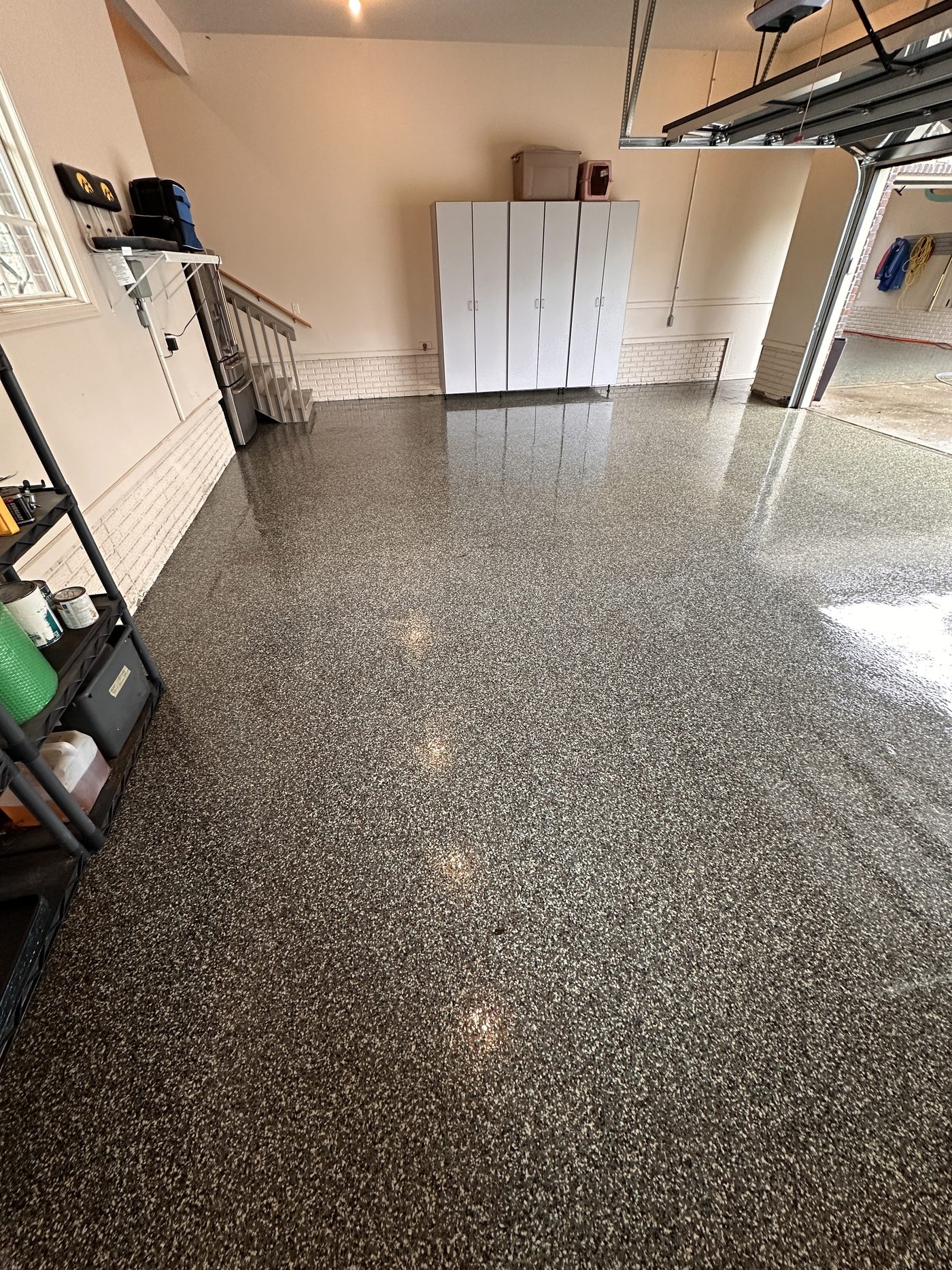 Surface Cleaning — Garage floor by JBL Exterior Pros, central Iowa
