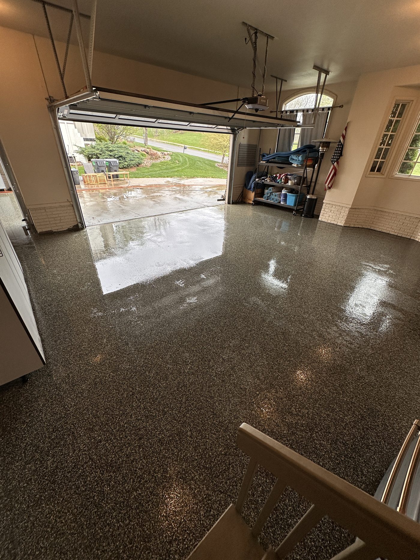 Surface Cleaning — Garage floor by JBL Exterior Pros, central Iowa