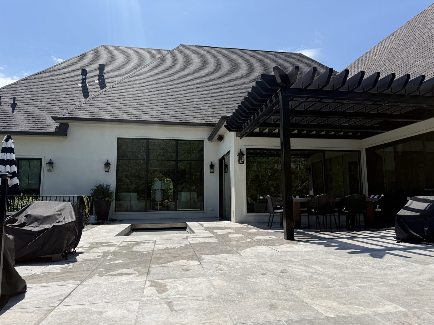 Exterior Care — Covered-patio home by JBL Exterior Pros, central Iowa